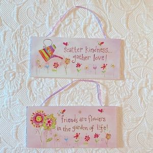 2 Studio 18 Wall Hangers 8.5x4 in